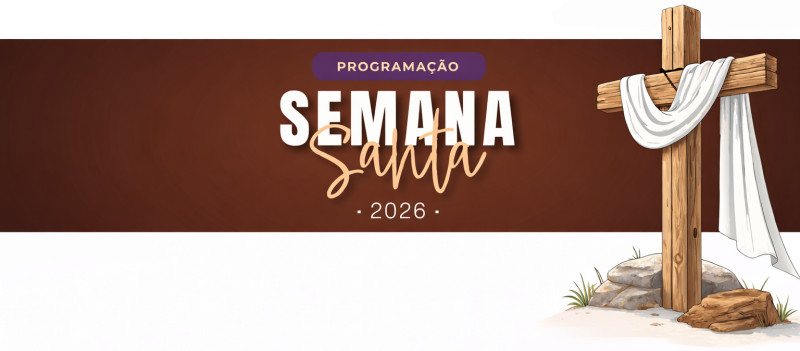 semana santa 2026 paroquias de lagos banner